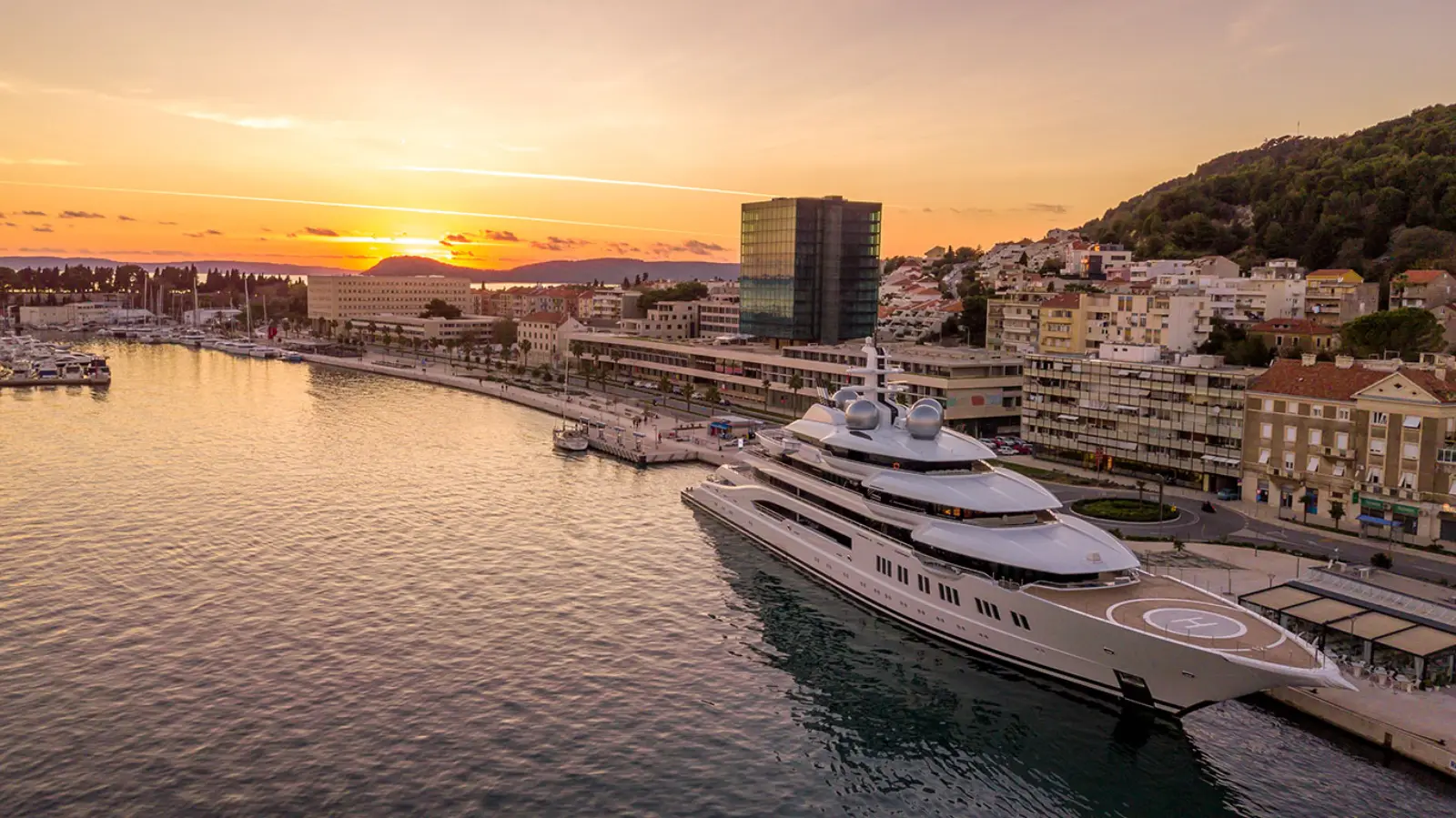 Open sea views along Split's West Coast promenade